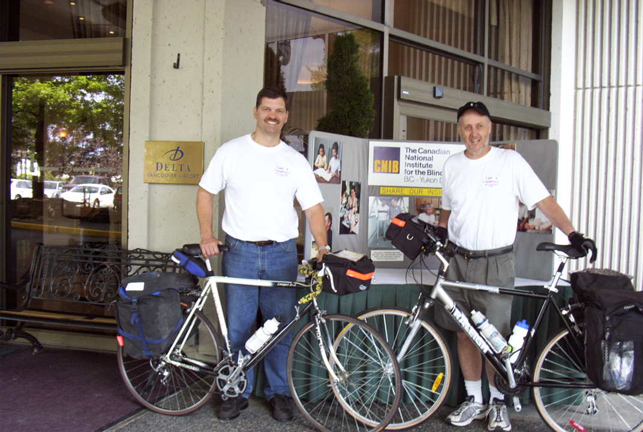 Kevin Gibson, left and John Hearn, right