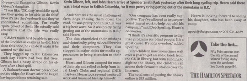 The Hamilton Spectator, July 21